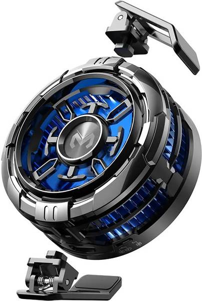 Elixora Turbo Gaming Phone Cooler , 6000 rpm RGB Lights Mobile Cooler , Silent Cooler Gaming Accessory Kit