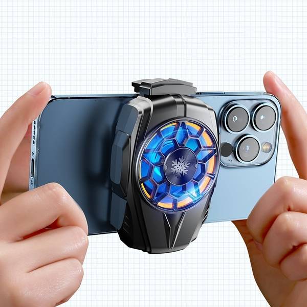 Elixora X5 RGB Gaming Phone Cooler - Ice Freezing Mobile Cooler , Silent Cooling Gaming Accessory Kit