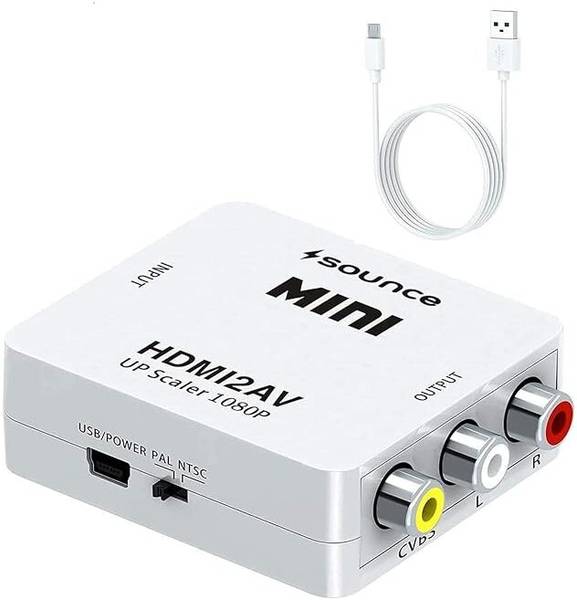 REPTRON TV-out Cable MINI HDMI2AV HD Video Converter Gaming Adapter