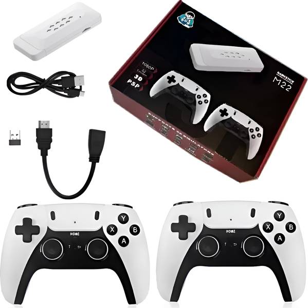 Hgworld M22 Retro Game Stick Console 4k 2.4G Dual Wireless Sup Game Box Video Game ForTV With Plug & Play, Gaming Consoles For TV Video Game Handheld ...