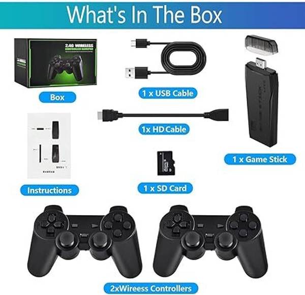 SSR 2.4G GAME CONSOLE 64 GB with 20000 PLUS