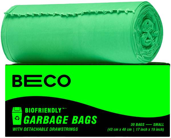 Beco Eco Friendly Biodegradable OXO Garbage Bag for Dustbin|17 X 19Inch Small 1 L Garbage Bag Pack Of 30