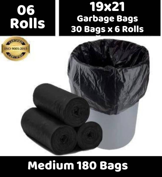 HOWNICE Garbage Bags,Dustbin Bags,Dustbin Covers,Biodegradable Garbage Bags,Waste bags: Medium 12 L Garbage Bag Pack Of 180
