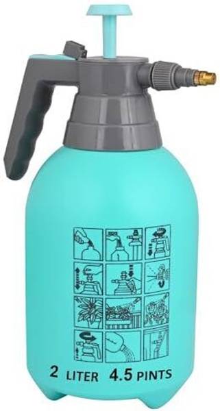 Oriley Water Mist Pressure Spray Pump Bottle with Nozzle For Home & Garden 2 L Hand Held Sprayer