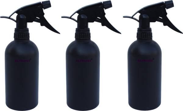 Altruist 500ml Spray Bottle for Multipurpose Sprayer (Black Pack of 3) 0.5 L Hand Held Sprayer