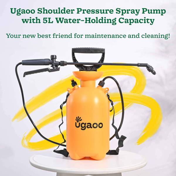 UGAOO Shoulder Pressure Spray Pump (5 LTR) 5 L Hand Held Sprayer
