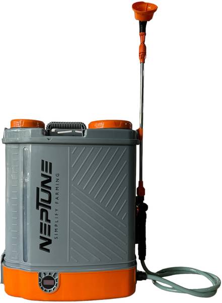 BM NEPTUNE 12-16 AH Battery Operated High Pressure Double Motor 250 PSI Knapsack Sprayer 20 L Backpack Sprayer
