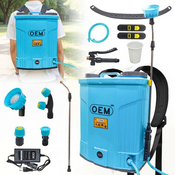 OEM 20L Double Motor GOLD SERIES 12V16A Voltmeter Back Support PREMIUM PRODUCT 20 L Backpack Sprayer