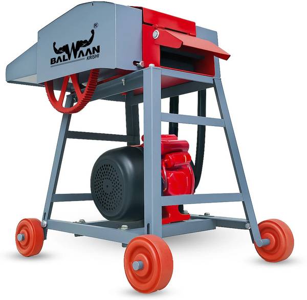 Balwaan Krishi Chaff Cutter CH-120 with 2 HP Motor Comes with 4 Powerful Blade and RPM 1440 Garden Tool Kit