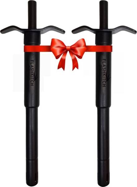 FLASHKITCH PREMIUM Combo Gas Lighter with Black Matt Finish Steel Steel Gas Lighter