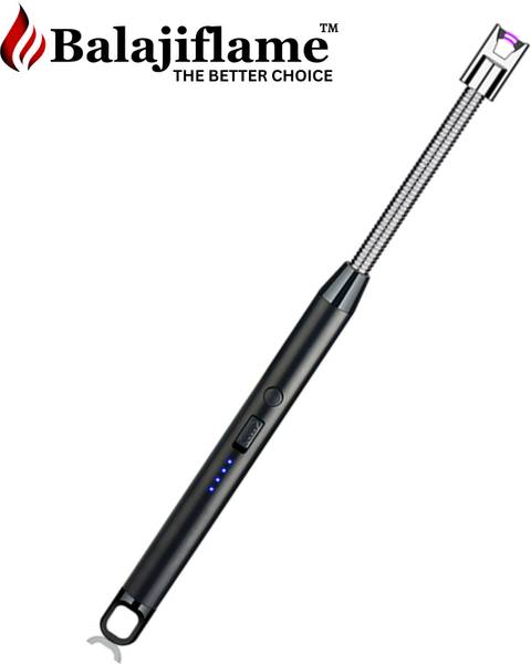 Balaji flame 360 Degree Flexible XXElectric Kitchen Lighter for Gas Candle_Stove Steel Gas Lighter