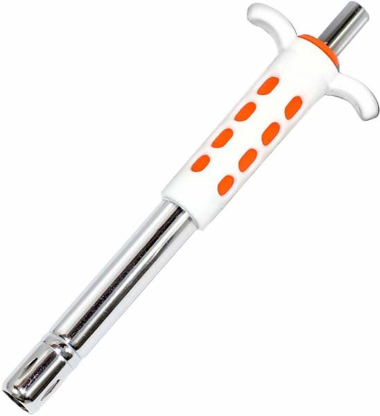 TULMAN Easy Grip Stainless Steel Regular Gas Lighters for Stoves, Restaurants ,Kitchen Steel Gas Lighter