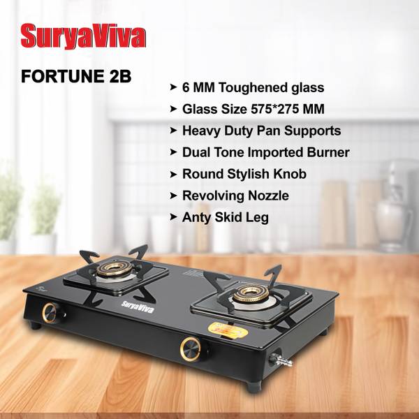 Butterfly Rapid 3 Burner Glass Manual Gas Stove Price History