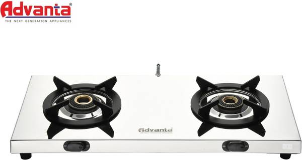 Advanta ULTRA SLIM 2 BURNER 5G. Stainless Steel Manual Gas Stove