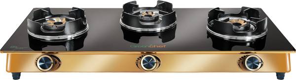 Greenchef Magnum Gold three burner Stainless Steel Manual Gas Stove
