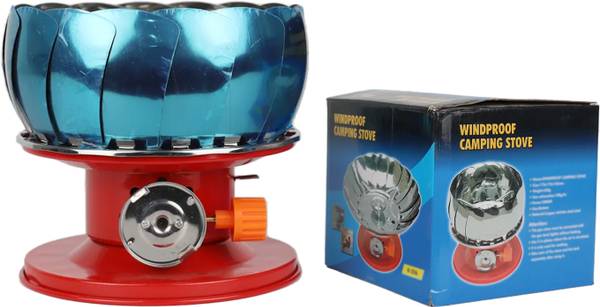 SVULINT Windproof Camping Gas Stove, Portable Big size Outdoor Folding (Ultra Big) Stainless Steel Manual Gas Stove