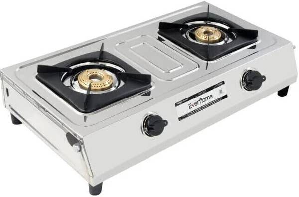 Everflame Super Series ISI Certified Gas Stove Heavy & Durable Body Stainless Steel Manual Gas Stove