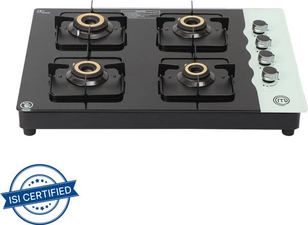 MasterChef Champions Hob Top Glass Automatic Gas Stove