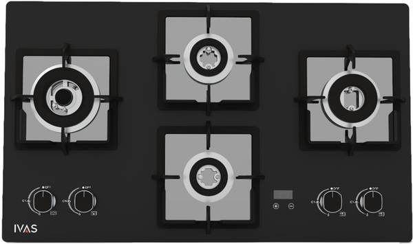 IVAS IgnisGlo 4 Burner Hob Stainless Steel Automatic Hob