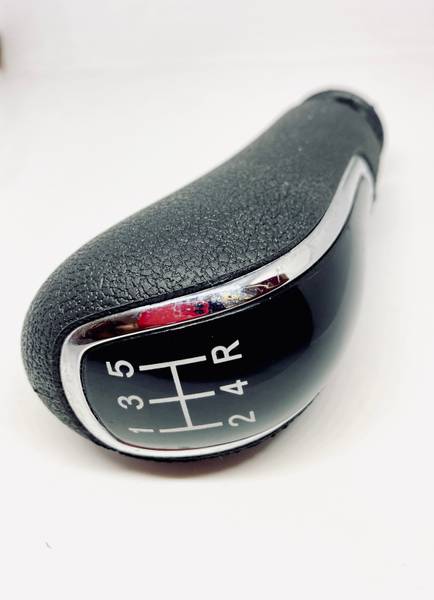 SNTP OGL Quality Gear Lever Knob For, Zest/Bolt/Tiago Black With Chrome, Glass Finish Gear Knob