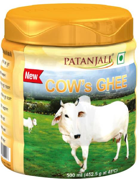 PATANJALI Cow Ghee 500 ml Plastic Bottle