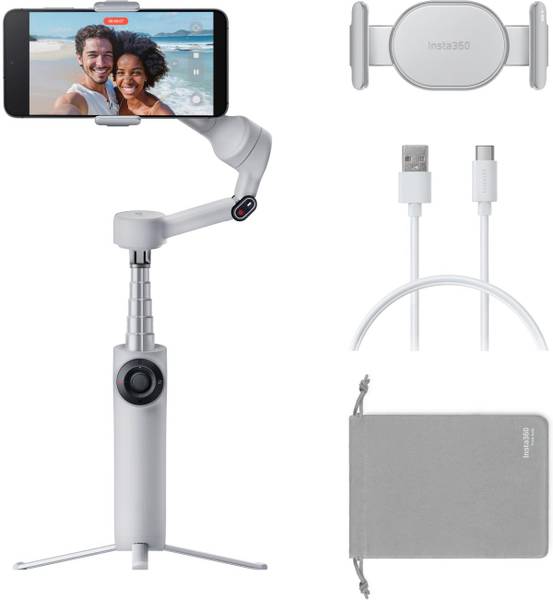 Insta360 Flow 2 Standard Bundle 3 Axis Gimbal for Mobile