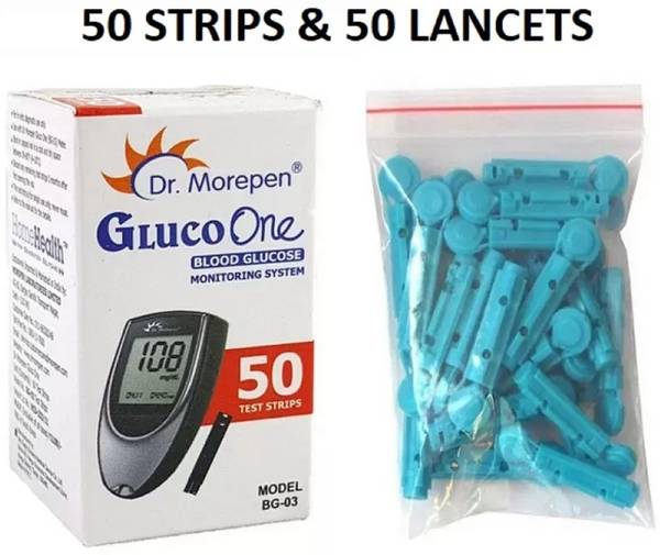 Dr. Morepen 50 lancets 50 Strips Price History