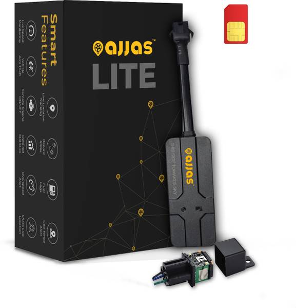 Ajjas Lite - Wired GPS Tracker with Remote Engine Lock for Car, Bike, Truck, Bus GPS Device