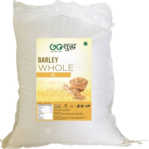 Goshudh Premium Quality Jau Sabut (Barley Whole Grain)-5Kg Barley