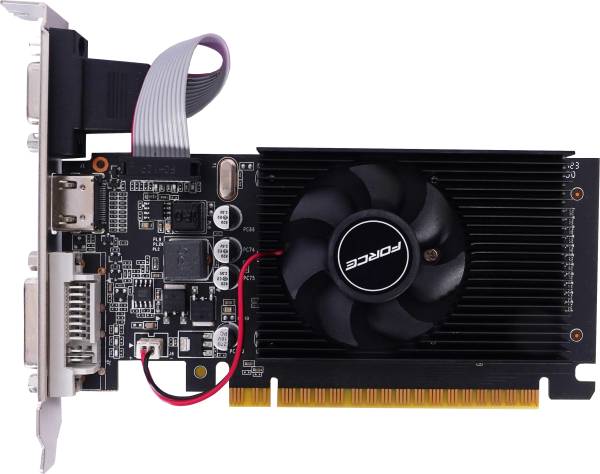 Force NVIDIA GeForce GT610LP HIGH EFFICIENCY GAMING SINGLE COOLING FAN 2 GB DDR3 Graphics Card