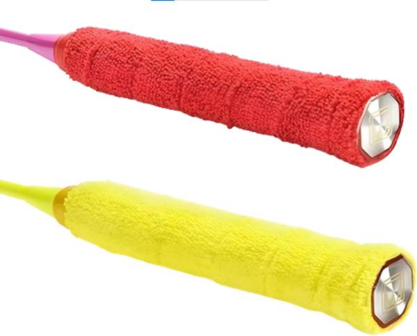 acers Badminton Racket Overgrip (1 Red 1 Yellow) Towel Grip