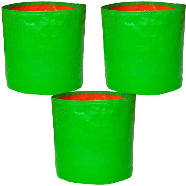 REDWUD 250 GSM HDPE Gardening Grow Bag for Plants Vegetable(18" X 18")(Pack of 3) Grow Bag