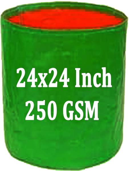 IAgriFarm HDPE UV Treated 24x24 inch, 250 GSM,Pack of 1, Round Green Color Gardening Grow Bag