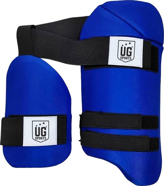 ULTIMATE GOAL Cricket Thigh Guard Combo, Cricket Thigh Pad for Men, (Men, Navy Blue) Cricket Thigh Guard