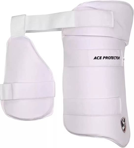 SSS GAME CHANGR Ace pro right hand mans withe Cricket Thigh Guard