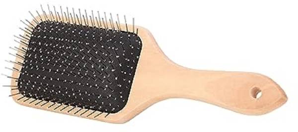 Miss Hot Hair Comb Brush Paddle Detangler Brush with Metal Bristles