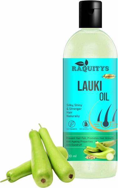 RAQUITYS Lauki Hair Oil / Dudhi Bottle Gourd Hair Oil | Goodness of Coconut Hair Oil