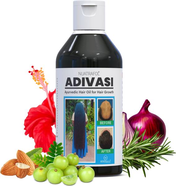 NUATRAFOL Original Adivasi Ayurvedic Handmade Herbal oil for Hair|Strong & Healthy Hairs Hair Oil