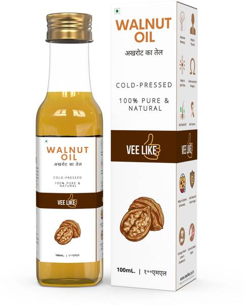 VEE LIKE Organic Walnut Oil / Akhrot Oil for Thyroid - Skin - Massage - Hair Hair Oil