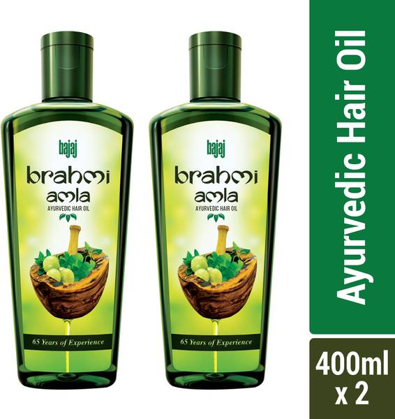 BAJAJ Brahmi Amla Hair Oil 400ml Pack of 2 Hair Oil