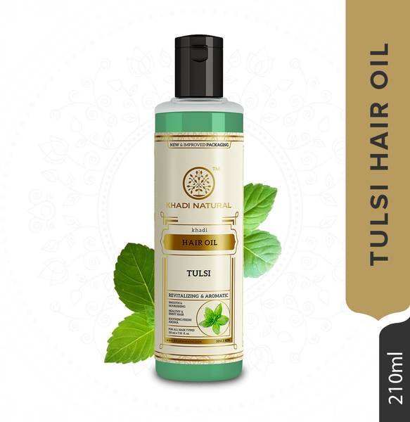 KHADI NATURAL Ayurvedic Tulsi Hair Oil
