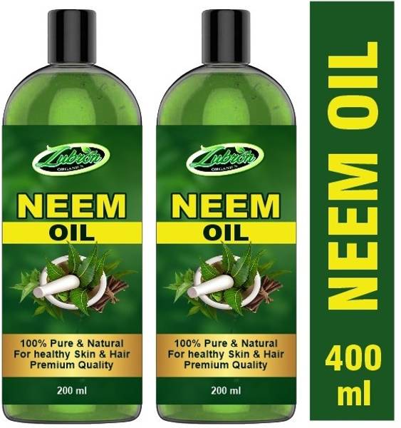 Zubron Organics Cold Pressed Organic Neem Oil for Skin & Hair Hair Oil