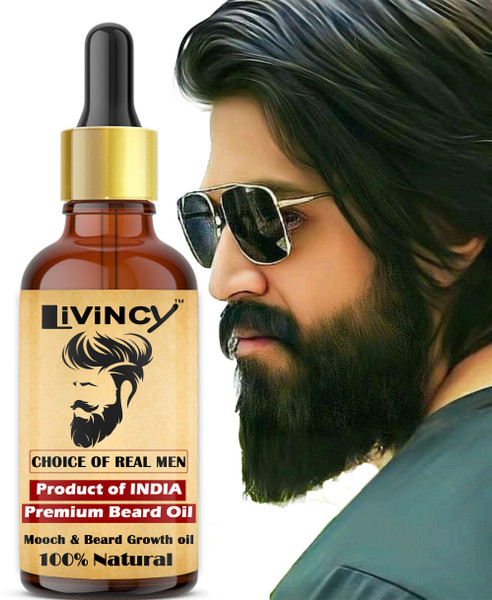 Livincy Red Onion Beard Growth oil for Specially Men Beard (Gift your face with a great beard)(BEARD YOUR OWN WAY) Hair Oil