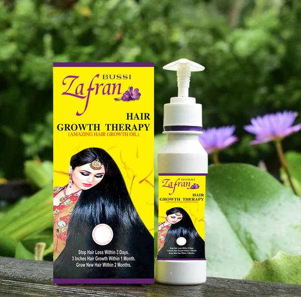 bussi Zafran Hair Growth Therapy saffron, more 10 extraordinary herbal ingredients Hair Oil