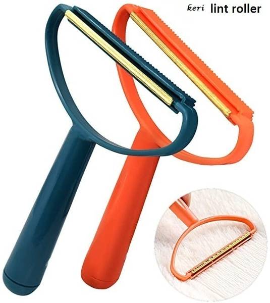 NEWSPARSH Keri Portable Manual Reusable Lint/Hair Remover for Clothes and Carpet, Cloth Strips