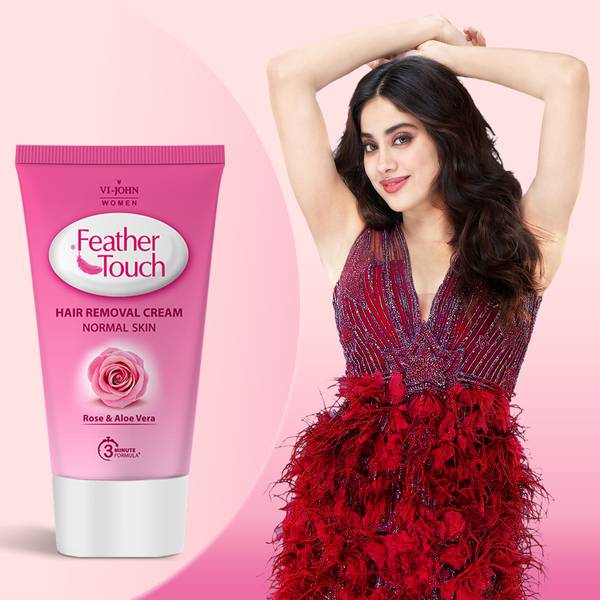 VI-JOHN Feather Touch Hair Removal Cream Rose - (40 gm Each) Cream