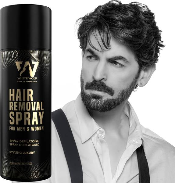 White Wolf Hair Removal Spray For Painless Hair Removal With Shea Butter For Man- Spray