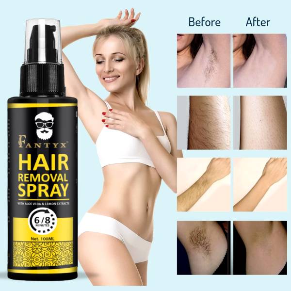 FANTYX Hair Removal Cream Spray for Men&Womens Hand, Leg & Under Arm, Painless Spray