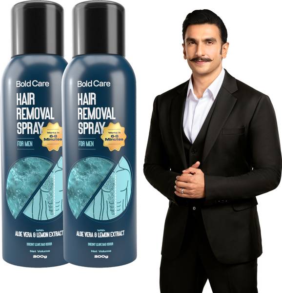 Bold Care Hair Removal spray - Fast & Painless Body Hair Removal Spray for Smooth Back Spray