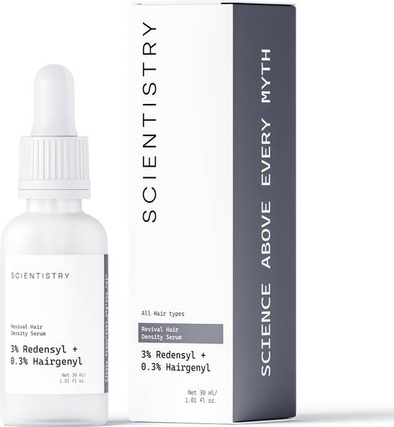 Scientistry 3% Redensyl & 0.3% Hairgenyl Hair Serum | Promote Hair Growth & Prevent Hairfall
